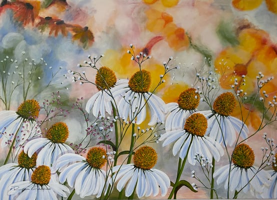 Verkauft!     Die Liebe liegt in der Luft     140x100     Acryl auf Leinwand       20224400