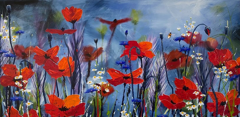 Lebensfreude     120x60     Acryl auf Leinwand.   20232200