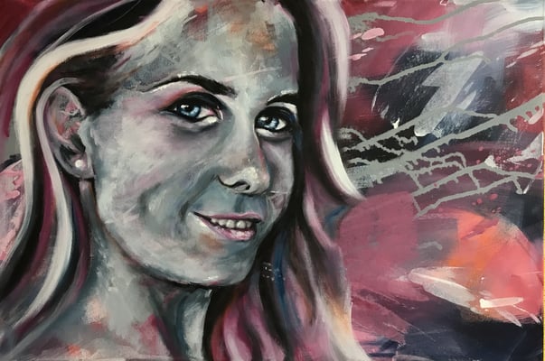 Auftragswerk!       Mixed Media auf Leinwand    60x40