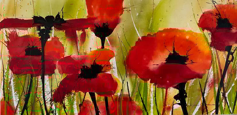 Ich Bin   120x60          Acryl auf Leinwand   20211900    