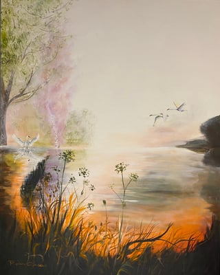 Zauberhaft  80x100.    Acryl auf Leinwand.   20251900