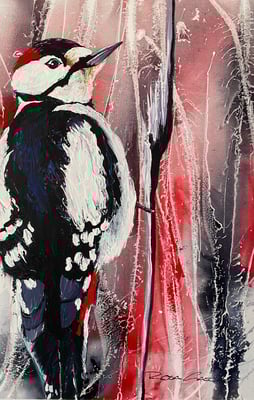 Kraftwerk  40x60        Acryl auf Leinwand              2024500