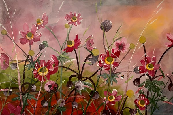 Eigenständig   90x60       Acryl auf Leinwand                        20221700