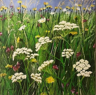 Reich Beschenkt   60x60     Acryl auf Leinwand