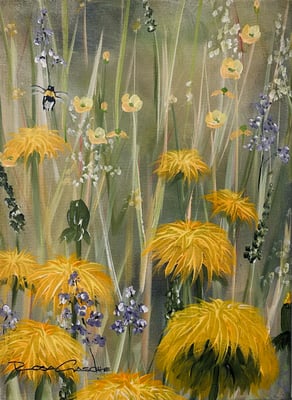 Goldig Goldig    30x40   Acryl auf Leinwand                          2021360