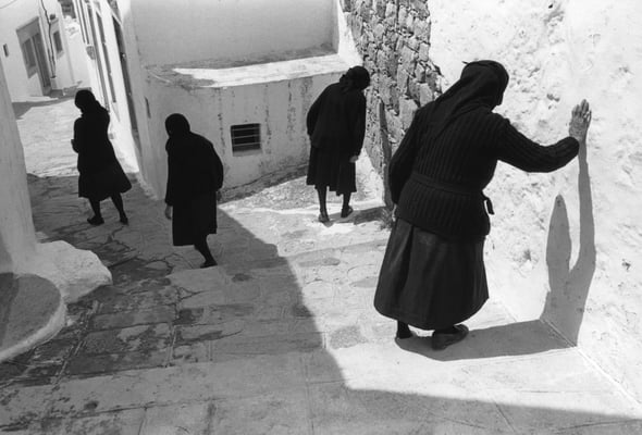La noire vieillesse, Patmos, Grèce. © François Le Diascorn