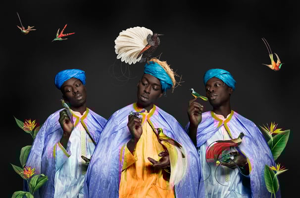 Allegoria 6 from the series Allegoria, 2021 © Omar Victor Diop, courtesy Galerie MAGNIN-A, Paris