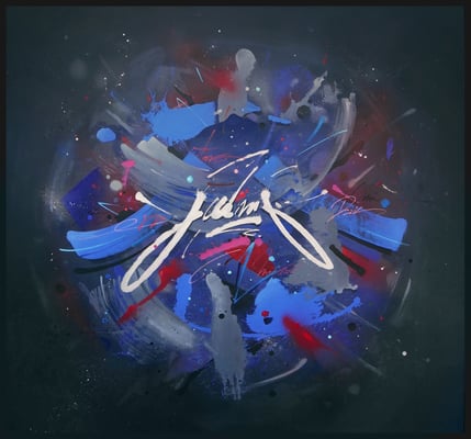 CARENE - Kendo Deuxglik - Mixed medias on Canvas - 120X120cm (2021)