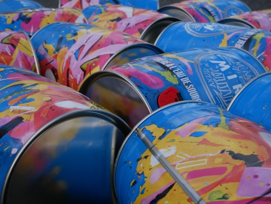 Brasserie MIRA 2020, packaging fûts de bière.