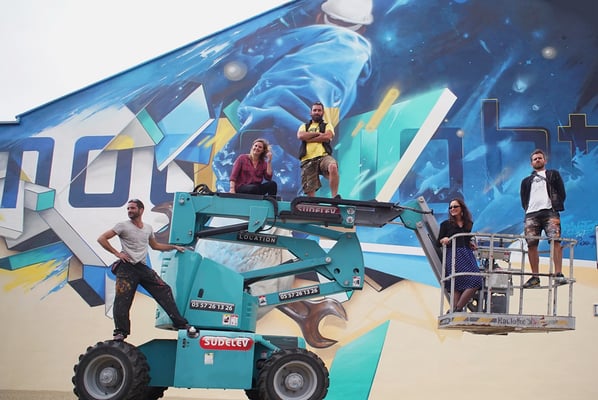 WALLPAINT @ Bassens, Eté Métropolitain Bordeaux métropole, Transfert Feat.ROOBLE & TRAKT.