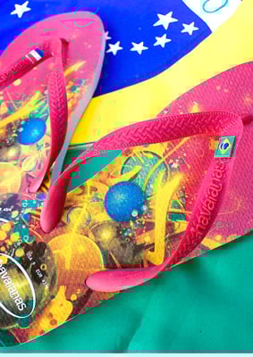 Havaianas Flip Flap- collaboration 2010, Sao Paulo, Brésil