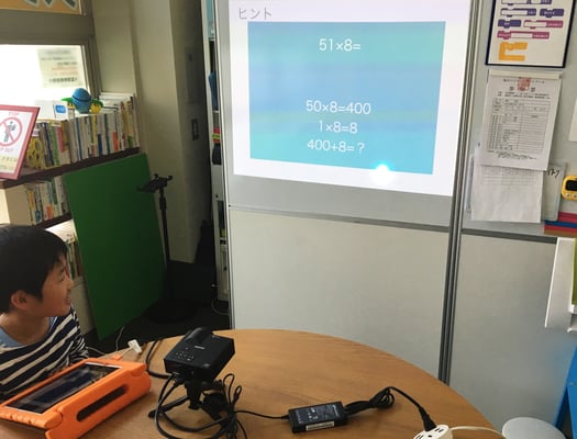 ICTスクールNEL,レッスン風景,算数クイズ