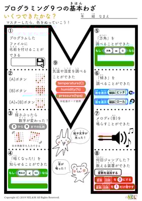 プログラミング9つの基本技_センサー付きマイコンボード
