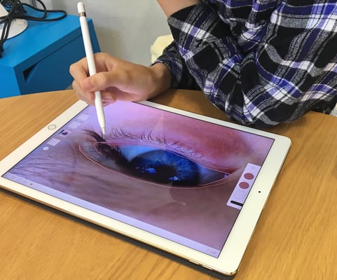 ICTスクールNEL,レッスン風景,illustrator