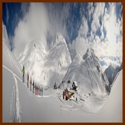 Oberalppass mit Leuchtturm