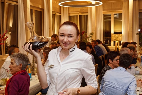 Fotodokumentation Kader-Jahresschlussfeier der Genossenschaft Migros Luzern GMLU im neu eröffneten Restaurant Albero Golfpark Holzhäusern