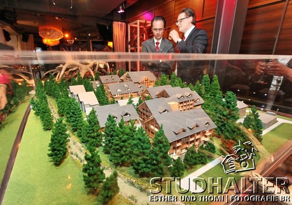 Eröffnung Showroom Zürich Andermatt Swiss Alps mit viel Prominenz im Restaurant HILTL in Zürich. 22.April 2010