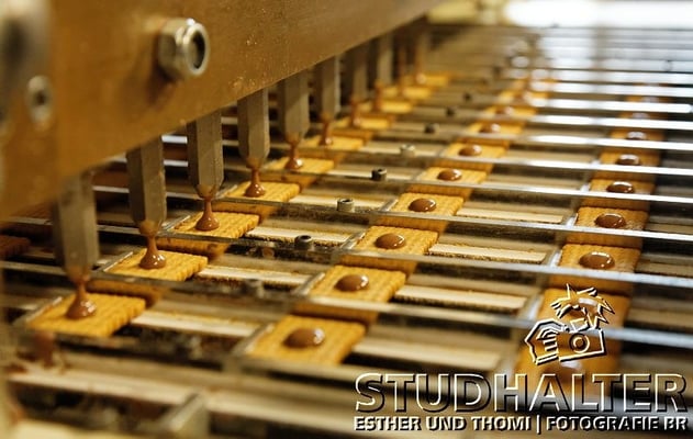 Produktion Choco-Biscuits WERNLI AG in Trimbach/SO 2012