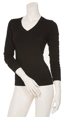 1005-101 Shirt V neck black