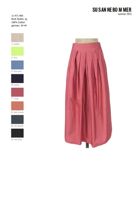 11-471-905, 77 Skirt long, rouge