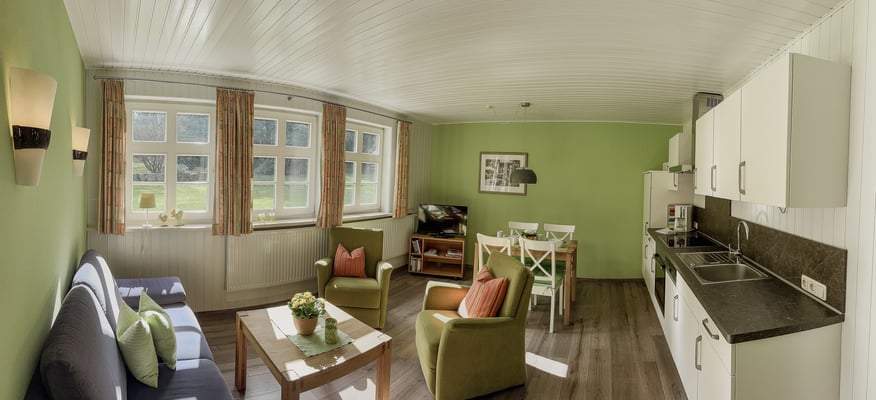 Der Wohnraum aus einer anderen Perspektive.