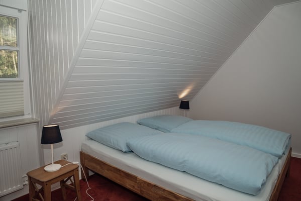 Das dritte der drei Schlafzimmer der großen Ferienwohnung.