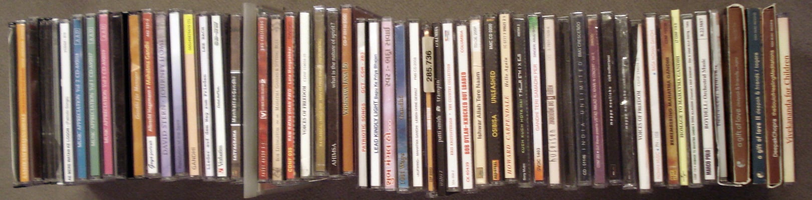 120 Audio CDs on Mahatma Gandhi