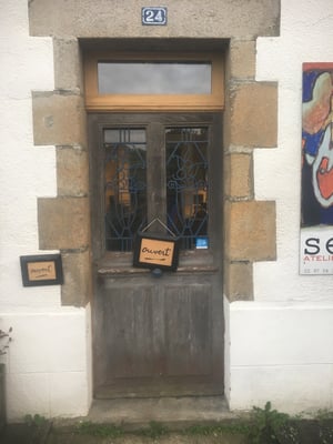 Saint Goustan porte conservée avec un nouveau bâti