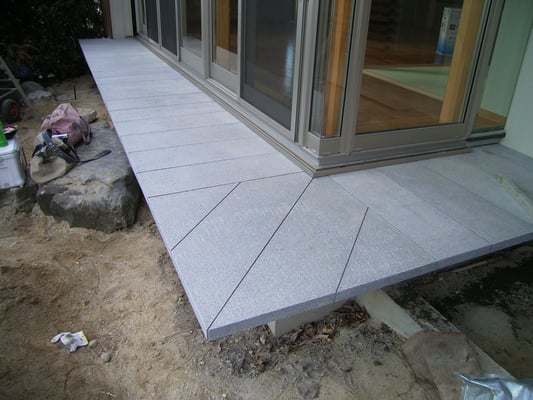 住宅石張り工事