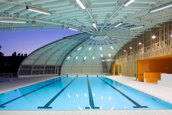 Bardage cintré polycarbonate VITR'AZUR