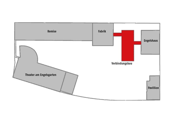 Neubau des Verbindungsbaus zwischen Engelshaus und Museum für Frühindustrialisierung in Wuppertal - Lageplan