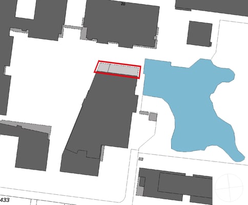 Erweiterung Mensa Hochschule Bonn-Rhein-Sieg in Rheinbach, Lageplan