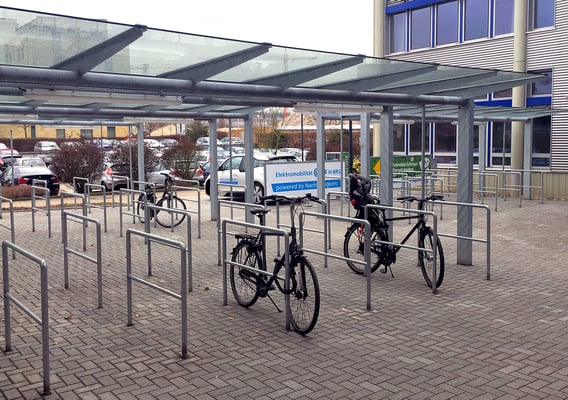 Erweiterung Hörsaalzentrum Hochschule Bonn-Rhein-Sieg, Fahrradunterstand