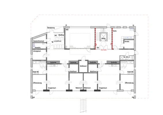 Familienzentrum Windeck-Dattenfeld Grundriss EG