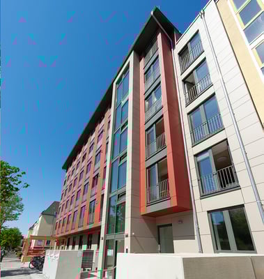 Studierendenwohnheim Bachemer Straße in Köln, Ansicht