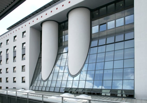 Jugendherberge Köln-Deutz, Schlafriegel Ansicht ost