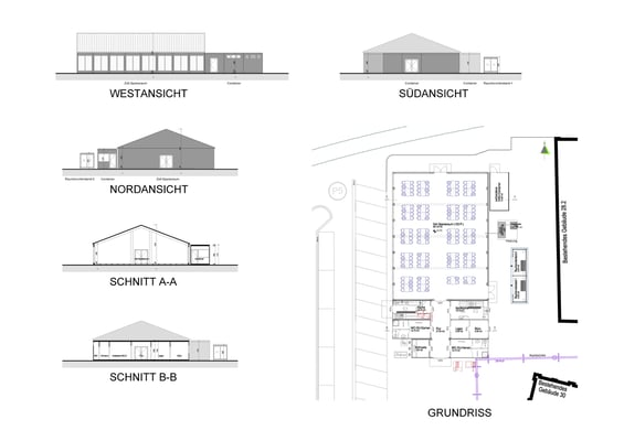 Modernisierung Betriebsrestaurant Siegwerk Druckfarben AG & Co. KGaA, Provisorium Kantine