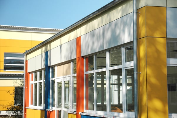 Energetische und bauliche Sanierung Gemeinschafts-Hauptschule mit Zweifach-Turnhalle, Neubau Mensa
