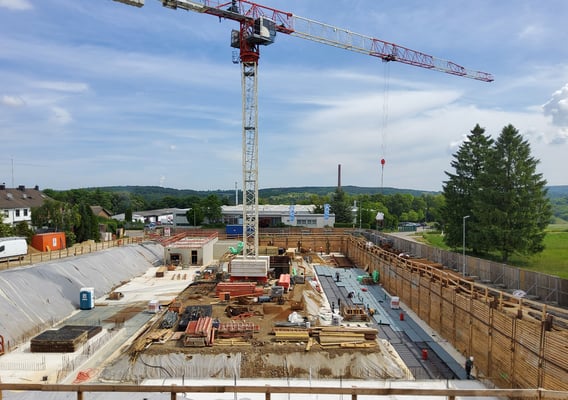 473_Übergangsunterkunft Kelmesberg Kupferstadt Stolberg, Baustellenansicht