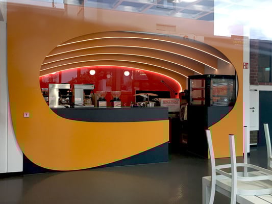 Kulturhaus Süd Düsseldorf-Garath, Theke Cafeteria