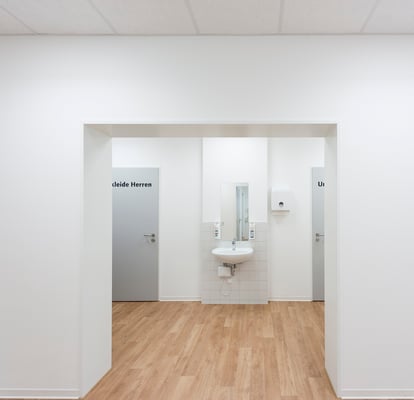 Neubau Ärztehaus St. Johannes Krankenhaus Troisdorf - Waschbecken
