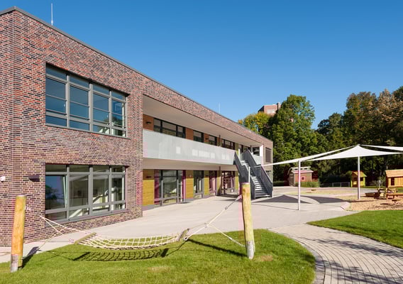 Kita Rudolfstraße in Wuppertal - Gartenansicht