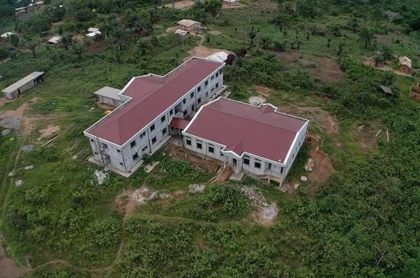 Lomie, Chantier du nouvel Hotel de ville 2018