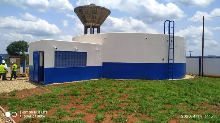 Lomié, installations Camwater