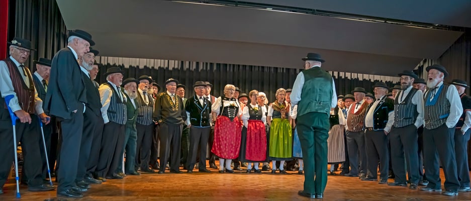 Veteranen, bereit zum Empfang von Hermann