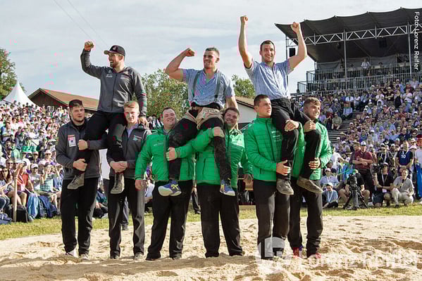 Drei im ersten Rang (Fabian Staudenmann 1.c, Samuel Giger 1.a, Damian Ott 1.b - v.l.n.r.)