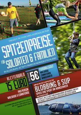 Kunde: Buhl Activity Parks GmbH | Skills: Idee, Konzept, Grafik, Illustration, Logo-Gestaltung, Umsetzung Plakat.