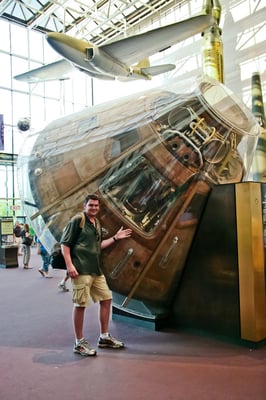 Washington DC - Smithonian - The Real Apollo 11 Space Capsule