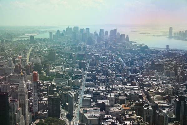 New York City - From Spire of Empire State Building
