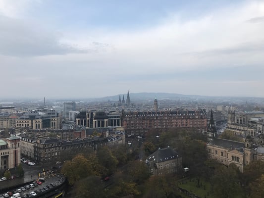 Edinburgh Château vue sur la ville